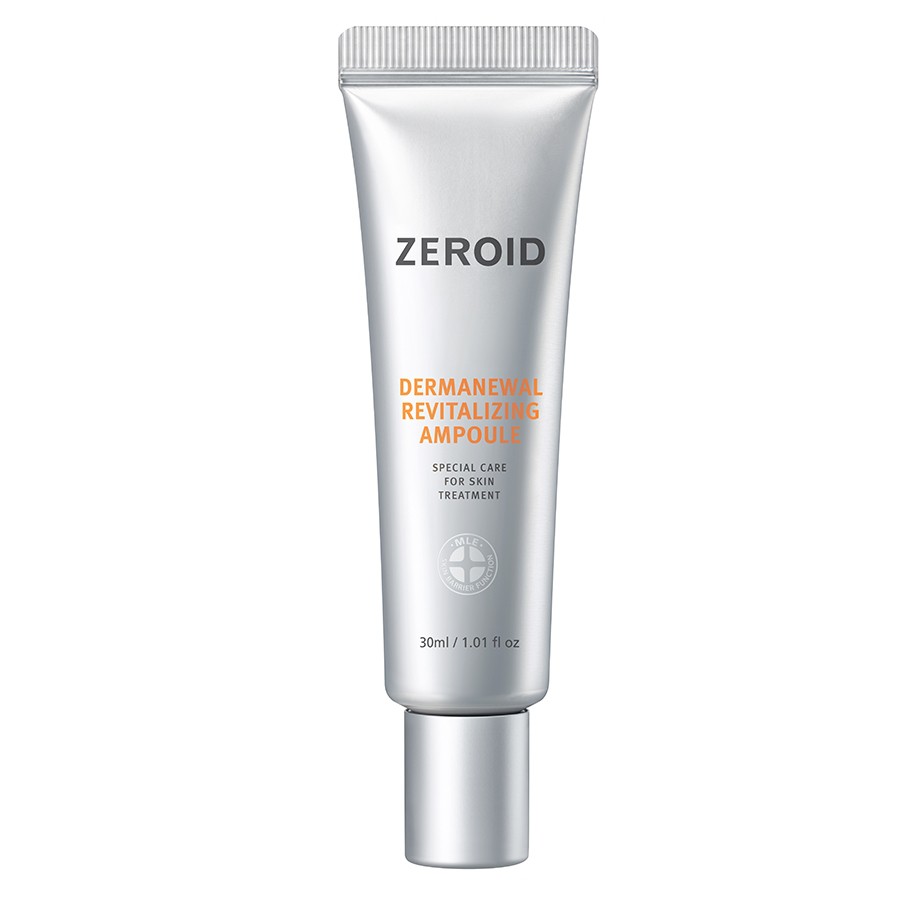 ของขวัญฟรี ตัวอย่างฟรี Zeroid Dermanewal Revitalizing Ampoule ผลิตภัณฑ์ดูแลผิวหน้า ขนาด 30 มล