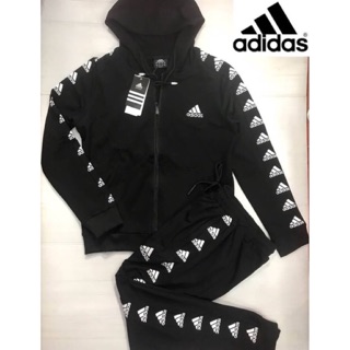 SET SPORT ADIDAS FOR MEN FREE TRANSPORT ชุดออกกำลังกาย ADIDAS