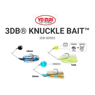 Yo Zuri Duel เหยื่อตกปลาสปินเนอร์ 3DB - 1/2oz &amp; 5/8oz