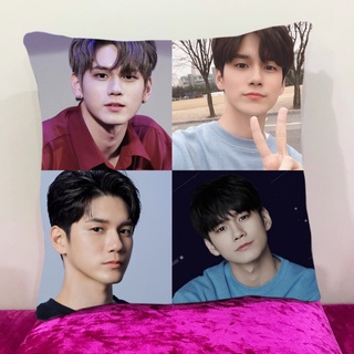 หมอนอิงสั่งทำ ใส่ได้4รูป หมอนอิงขนนุ่ม หมอนอิงโซฟา หมอนอิงในรถ หมอนอิง Cushions องซองอู Ong Seong Wu