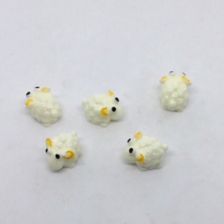 เรชินแพ็ค 5 ชิ้นตัวการ์ตูนเเกะ อุปกรณ์DIY ทำเครื่องประดับ ทำงาน handmade #c033