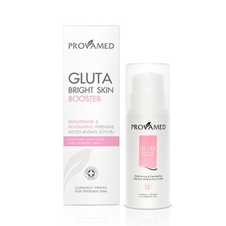 Provamed Gluta Bright Skin Booster โปรวาเมด กลูต้า โลชั่น บำรุงผิวกาย เพื่อผิวขาว ขนาด 200 ml (01546)