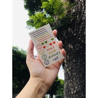 [👑พร้อมส่ง👑] แทททูมินิมอลกันน้ำน่ารัก 30 แผ่น💓 มีให้เลือกไม่ต่ำกว่า12แบบ✨