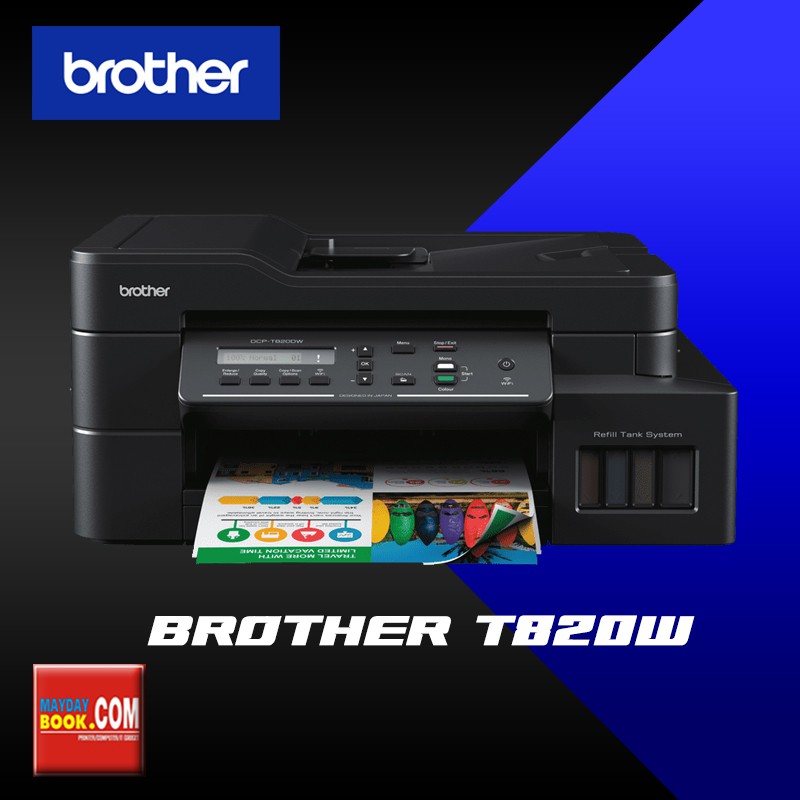 BROTHER DCP-T820DW + INK TANK | Shopee Thailand