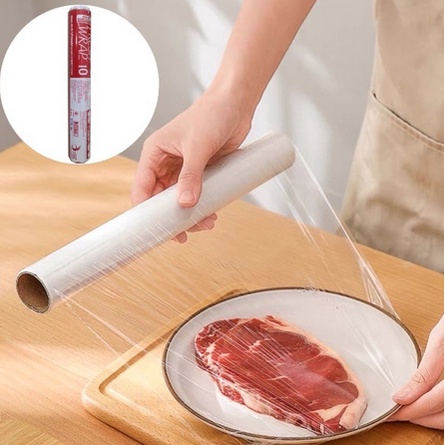ฟิล์มห่ออาหาร ที่ห่ออาหาร แรป ถนอมอาหาร fresh wrap 30 ซ.ม.x 30 เมตร พลาสติกแรพ ฟิล์มถนอมอาหาร