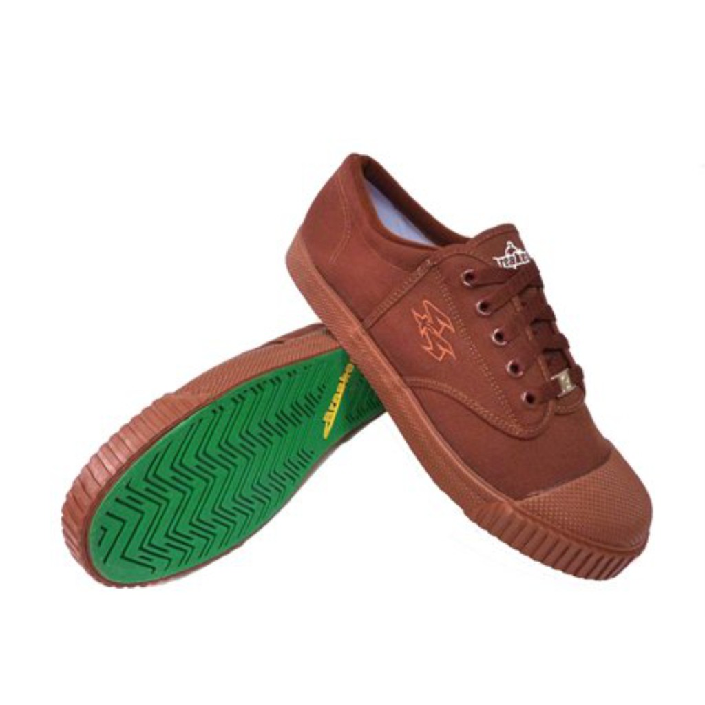 รองเท้าผ้าใบนักเรียนชาย ดำ ขาว น้ำตาล BREAKER เบรคเกอร์ 4x4 SIZE 39-47