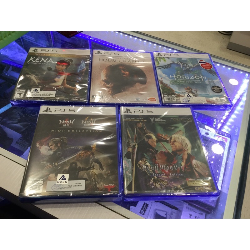 (New)(Ps5)KENA/The Dark Pictures:House of Ashes/HRZ:Forbidden West/NIOH Collection/DMC 5