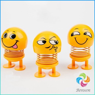 Bensen [A640] ตุ๊กตาอิโมจิ ตุ๊กตาส่ายหัว ตกแต่งรถภายใน Emoji ตุ๊กตาส่ายหัวได้ ประดับยนต์  Car decoration