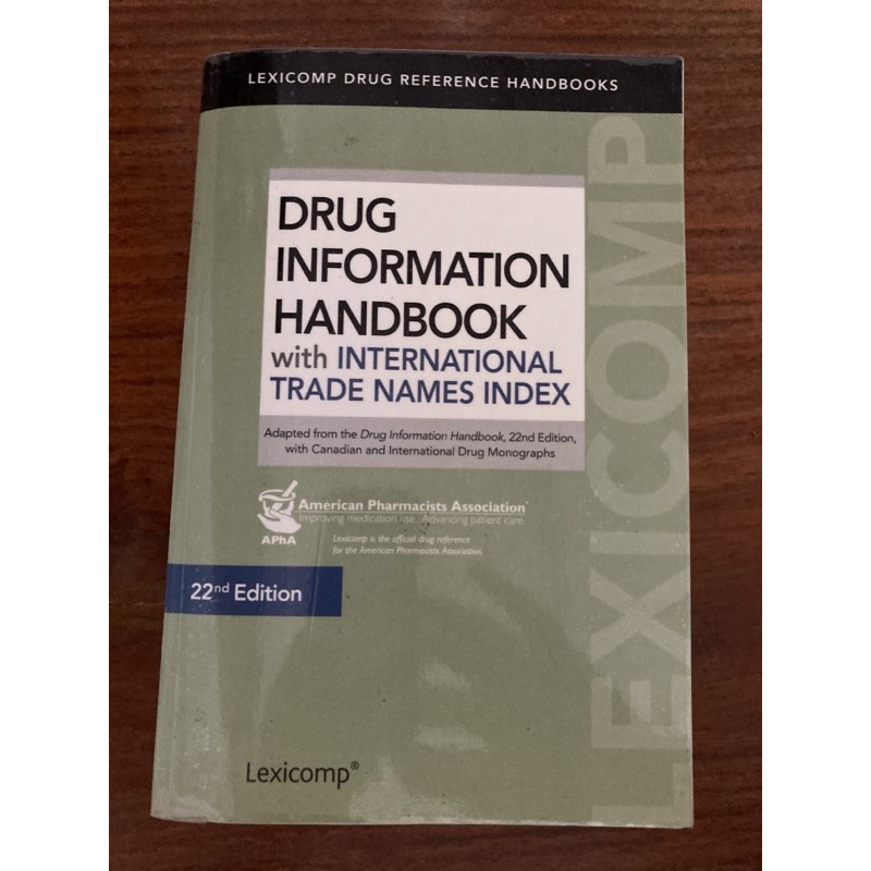 Drug Information Handbook 22nd edition