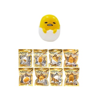 SquishMe Gudetama ตุ๊กตาสกุชชี่ไข่ขี้เกียจ มีให้สะสม 8  แบบ  รหัส JTSA4406