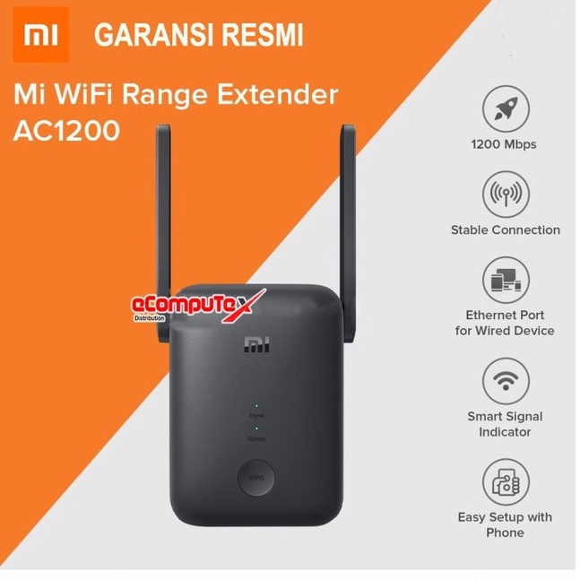 XIAOMI MI WIFI RANGE EXTENDER AC1200 SIGNAL AMPLIFIER (อย่างเป็นทางการ) ไร้สาย OTHERNET SIGNAL BOOST