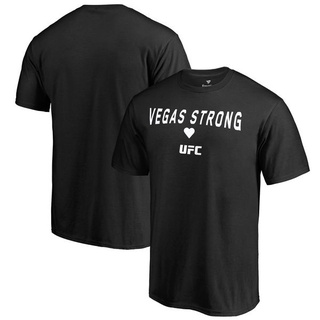 ใหม่ เสื้อยืดแขนสั้น พิมพ์ลายศิลปะการต่อสู้ MMA UFC Las Vegas Heartสามารถปรับแต่งได้