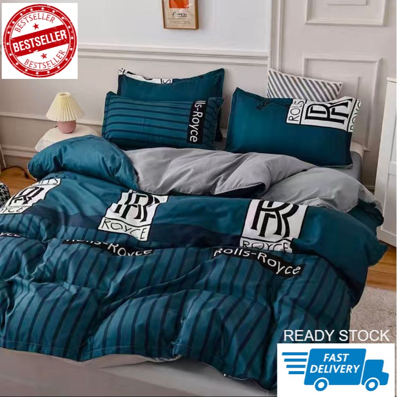 !!️CADAR SINGLE/QUEEN FLAT SHEET 4 IN 1