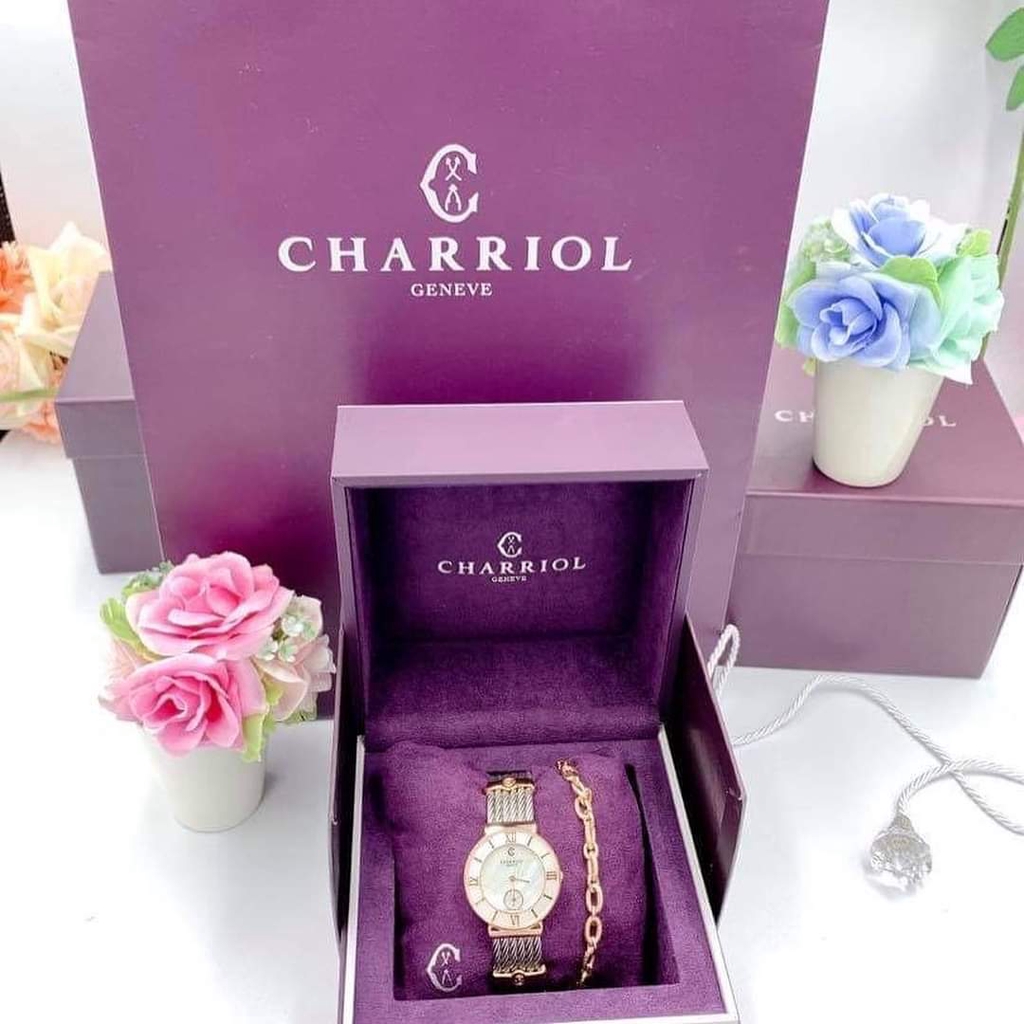 Charriol st. Tropez 30 mm Pink gold