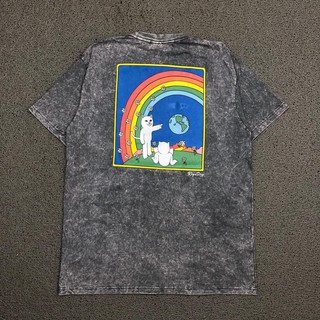 เสื้อยืด Ripndip EARTH GAZING WASHING สีเทา