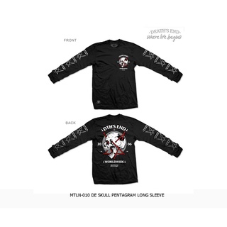 MTLN-010 DE SKULL PENTAGRAM LONGSLEEVES