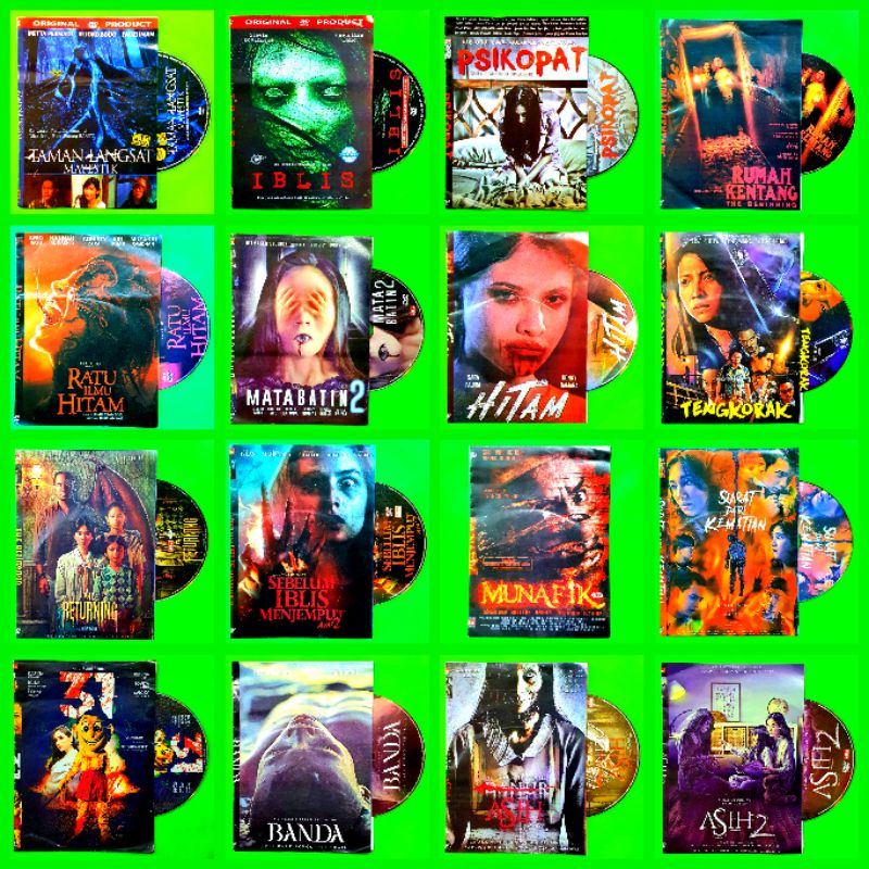 ใหม่ล่าสุด INDONESIAN HORROR MOVIE CASSETTE - TERUPADE HORROR MOVIE - OFFICE BOX MOVIE - FAMILY CINE