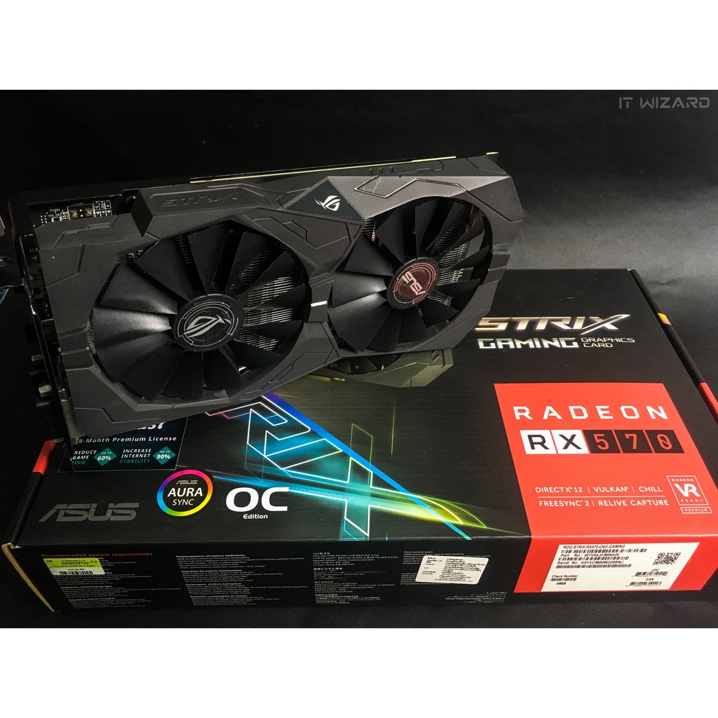 ผ อน 0 Asus Rog Strix Rx570 O4g Gaming ประก นยาว Shopee Thailand