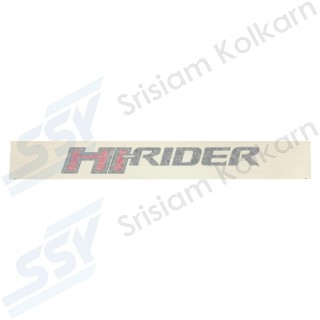 OEM แท้ห้าง "HI-RIDER" RH ดำ สติกเกอร์กระบะ RANGER/12