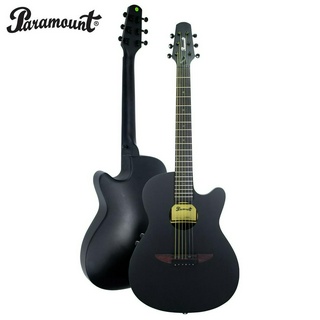 Paramount C936CE กีตาร์โปร่งไฟฟ้า (Black) หลังเต่า 36 นิ้ว (กีตาร์หลังเต่า , Round Bowl Guitar)