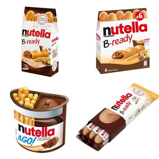 🔥🔥 พร้อมส่ง Nutella b-ready 4 ชิ้น 6 ชิ้น 10 ชิ้น Nutella &amp; go บิสกิตจิ้ม