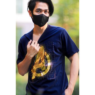 เสื้อยืดซุปเปอร์ฮีโร่ลาย Avengers ลิขสิทธิ์แท้