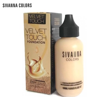 Sivanna Concealer Liquid Foundation ซีเวียน่า รองพื้นบางเบาดุจใยไหม Velvet Touch Foundation