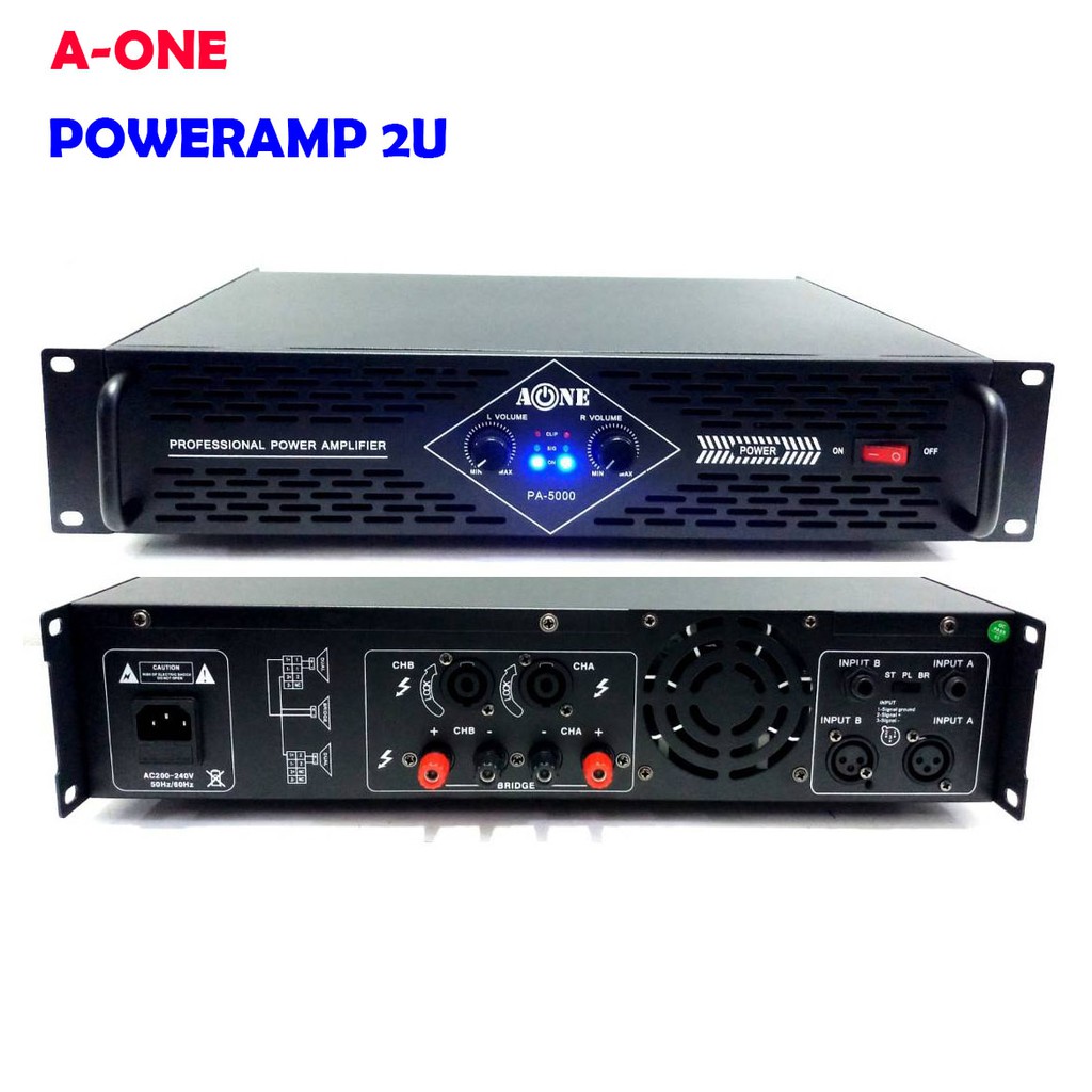 เพาเวอร์แอมป์ AONE Power Amp Class AB MODEL PA5000 tnkautosound