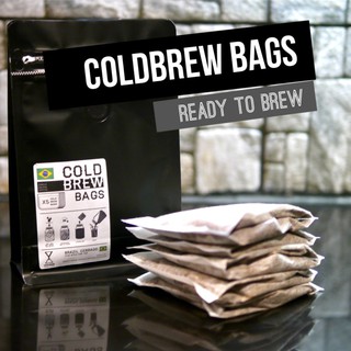 ColdBrew Bags กาแฟสกัดเย็นพร้อมชงบรรจุ5ซอง (SingleOrigin)