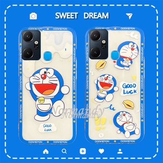 Ready Stock เคส Handphone Case Infinix Smart 6 Plus Note 12 G96 12 Pro VIP NFC 11 5G 4G 2022 New  Cute Cartoon Doraemon Phone Casing Silicone Soft Case Transparent Protection Cover เคสโทรศัพท์