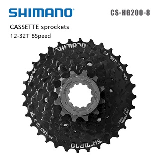 เฟืองจักรยาน Shimano CS-HG200-8 12-32T 8 sp Cassette sprockets