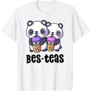 เสื้อผ้าผชFy เสื้อยืดลําลอง แขนสั้น คอกลม พิมพ์ลายแพนด้า Bes Teas Kawaii สไตล์วินเทจ สําหรับผู้ชาย ผู้หญิงS-5XL