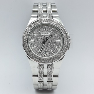 นาฬิกา BULOVA MENS 96B235 CYRSTAL SWAROVSKI 42 MM (สภาพดี)