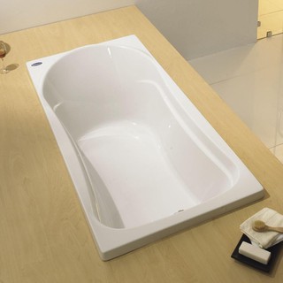 อ่างอาบน้ำ BATHROOM DESIGN BD-BAC15001 150 ซม. สีขาว BATHTUB BATHROOM DESIGN BD-BAC15001 150CM WHITE