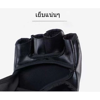 นวมชกมวย พร้อมฟองน้ำหนา MMA นวมมวย นวมซ้อมมวย ตีนตุ๊กแกเหนียวแน่น พอดีกับข้อมือ
