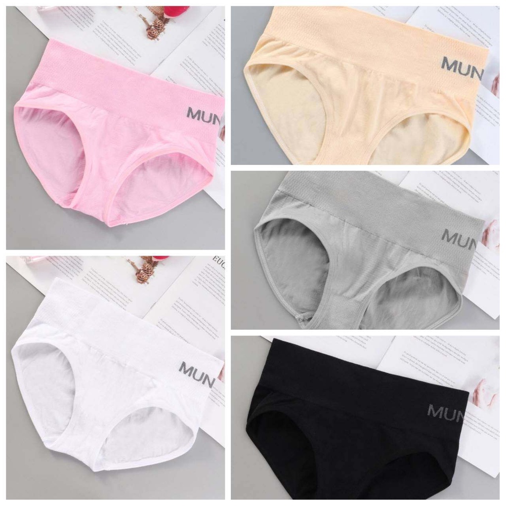 🌷 กางเกงในสตรี ขาเว้า ขอบสูง เก็บพุง Munafie (ของแท้) แบรนด์ญี่ปุ่น ชั้นใน กางเกงในหญิง ผ้าทอ ใส่ซองทุกตัว 🌷 - รูปที่ 2
