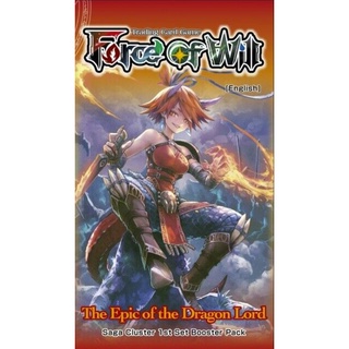 Force of Will : Epic of The Dragon Lord - BOOSTER Pack - การ์ด 10 ใบ - CCG - TCG 1 แพ็ก