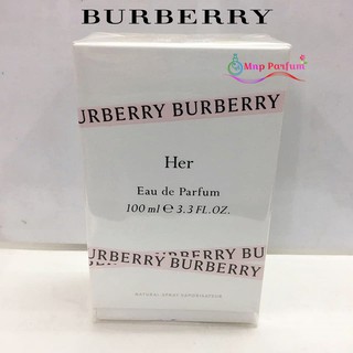 Burberry Her Eau De Parfum 100 ml.  ( กล่องซีล ) ....