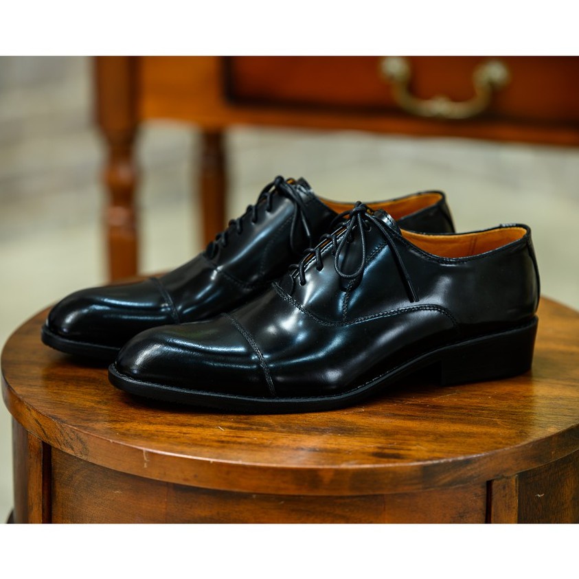 LQ [M02] Shoesshi CapToe Oxford ทรงคลาสสิค รองเท้าหนังแท้ Oxford รองเท้าผู้ชาย