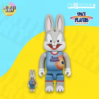 BE@RBRICK Space Jam: A New Legacy Rabbrick Bugs Bunny 100% &amp; 400%