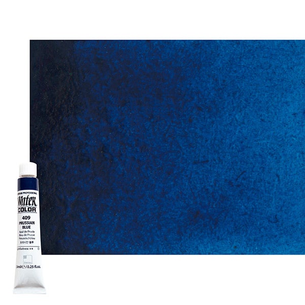 ShinHan AWC 409 Prussian Blue 7.5ml (S1220070-0409) / สีน้ำเกรด Artist ขนาด 7.5ml รหัส 409 แบรนด์ Sh