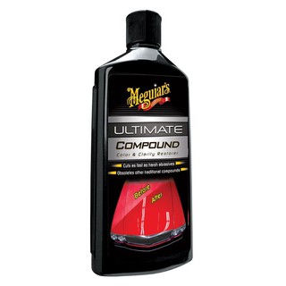 ยาขัดลบรอยขนแมว MEGUIARS ULTIMATE COMPOUND 450 มล. RUBBING COMPOUND MEGUIARS ULTIMATE 450ML