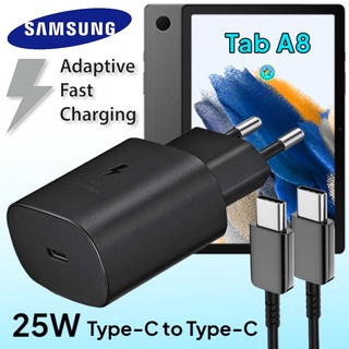 ที่ชาร์จ Samsung Galaxy Tab A8 (2021) 25W Usb-C to Type-C ซัมซุง หัวชาร์จ(EU) สายชาร์จ 2เมตร Fast Charge ชาร