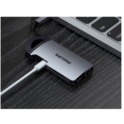 แท่นวาง Philips type-c docking station 8-in-1 docking station macbookpro