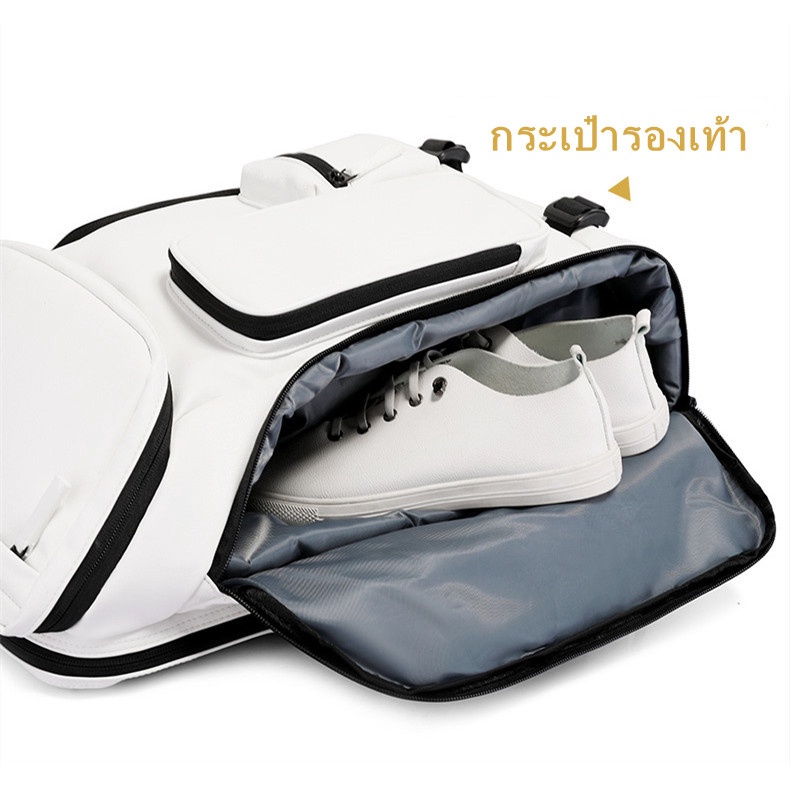 FULL DESIGN กระเป๋าเป้สะพายหลัง ใส่แล็ปท็อป กันน้ํา จุของได้เยอะ ขนาด 17.3 นิ้ว ออกแบบดี เต็มเครื่อง สไตล์นักธุรกิจ สําหรับเดินทาง