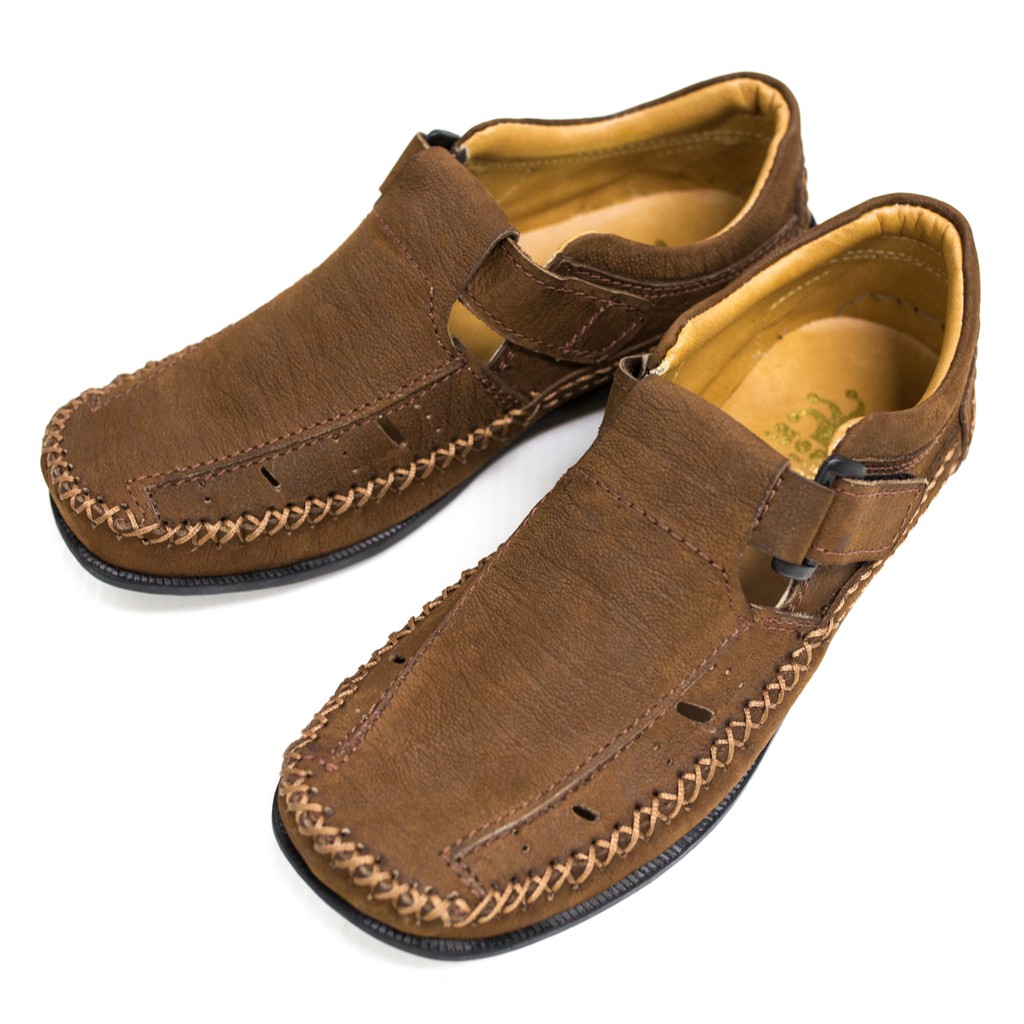 HEAVY SHOESรองเท้าแบบสวม NC2800 2 สี เบจ น้ำตาล Shopee Thailand