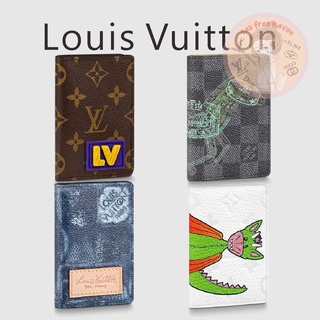 Shopee ลดกระหน่ำ🔥ของแท้100% 🎁Louis Vuitton Brand New Pocket Wallet