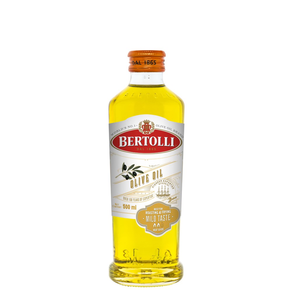 Bertolli เบอร์ทอลลี่ น้ำมันมะกอกผ่านกรรมวิธี ขนาด 500 มล. (เลือกชนิดได้)