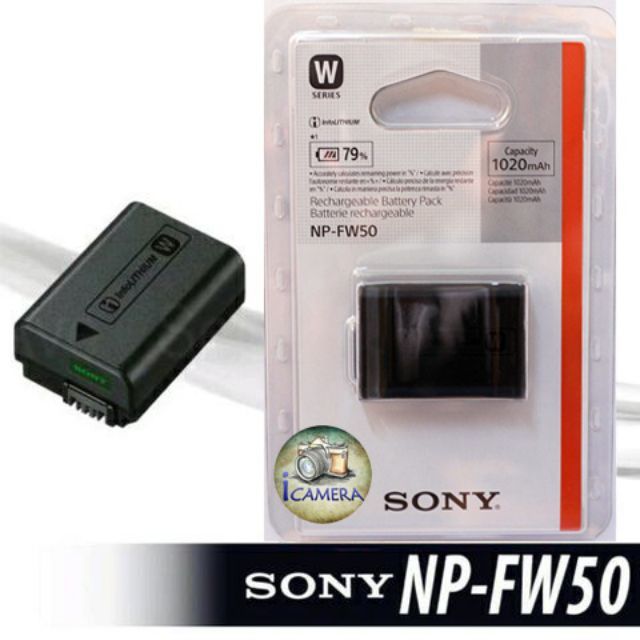 แบตแท้ Sony NP-FW50 ของแท้ล้าน แพคเกจใหม่ - icameraa - ThaiPick