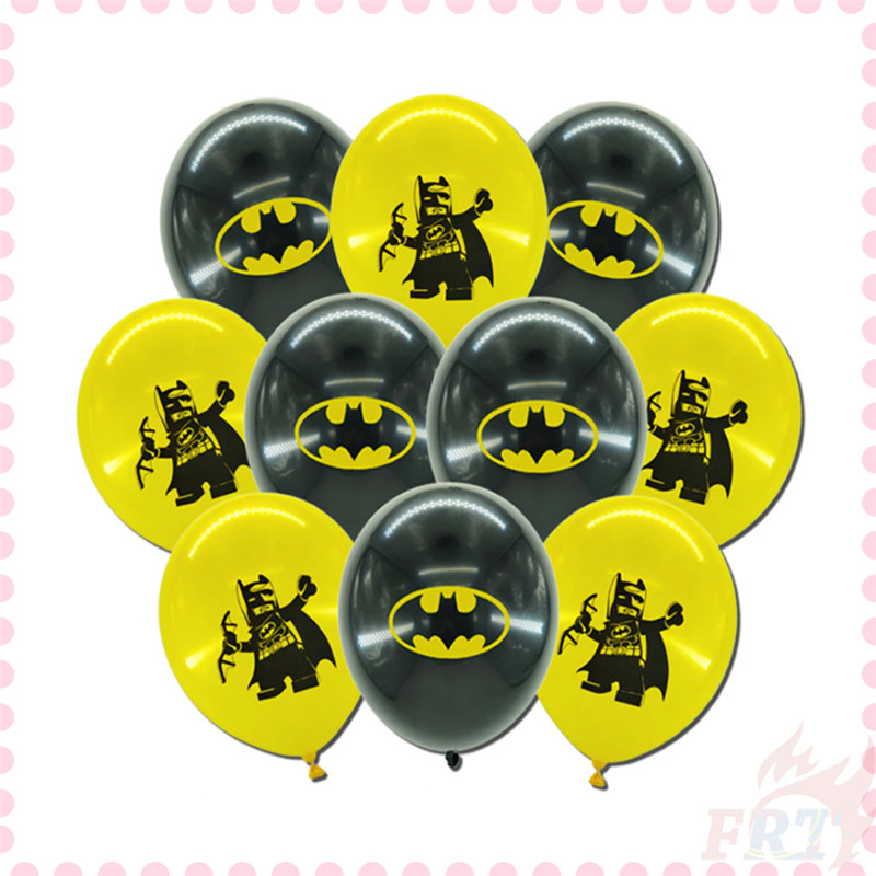 ♦ Party Decoration - Balloons ♦ 1Pc 12inch DC Superhero Batman Latex Balloons Party Needs Decor Happy Birthday Party Supplies Baby Shower Decoration
